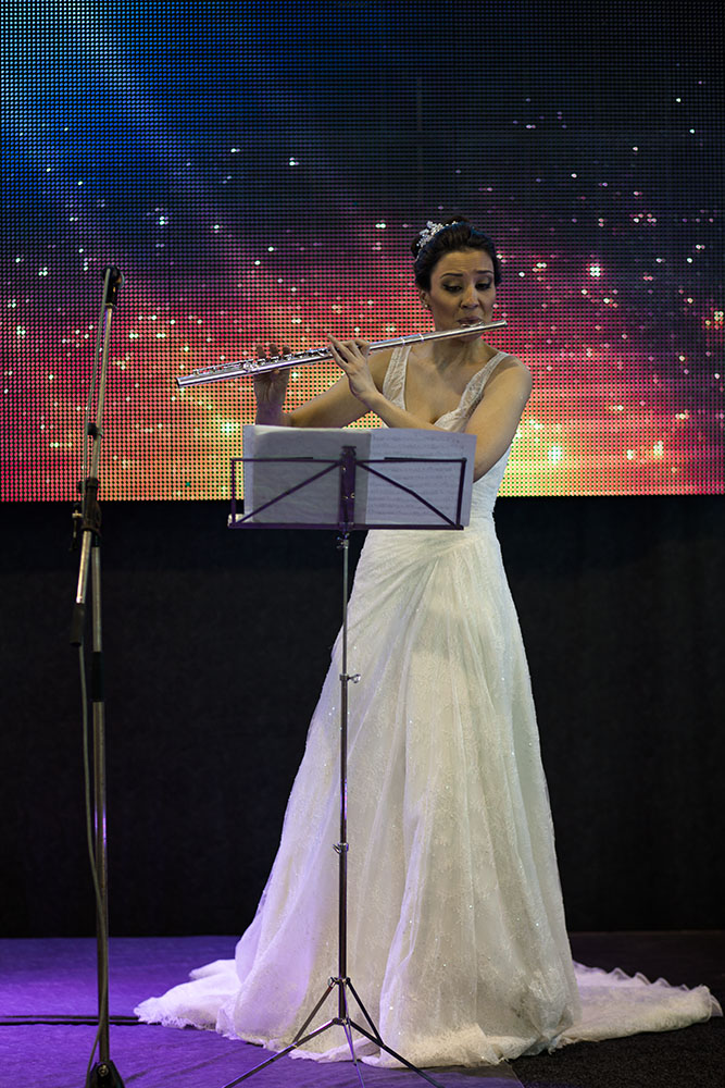 Flautiskinja Ana Radoičic nastupala u Morango haljini